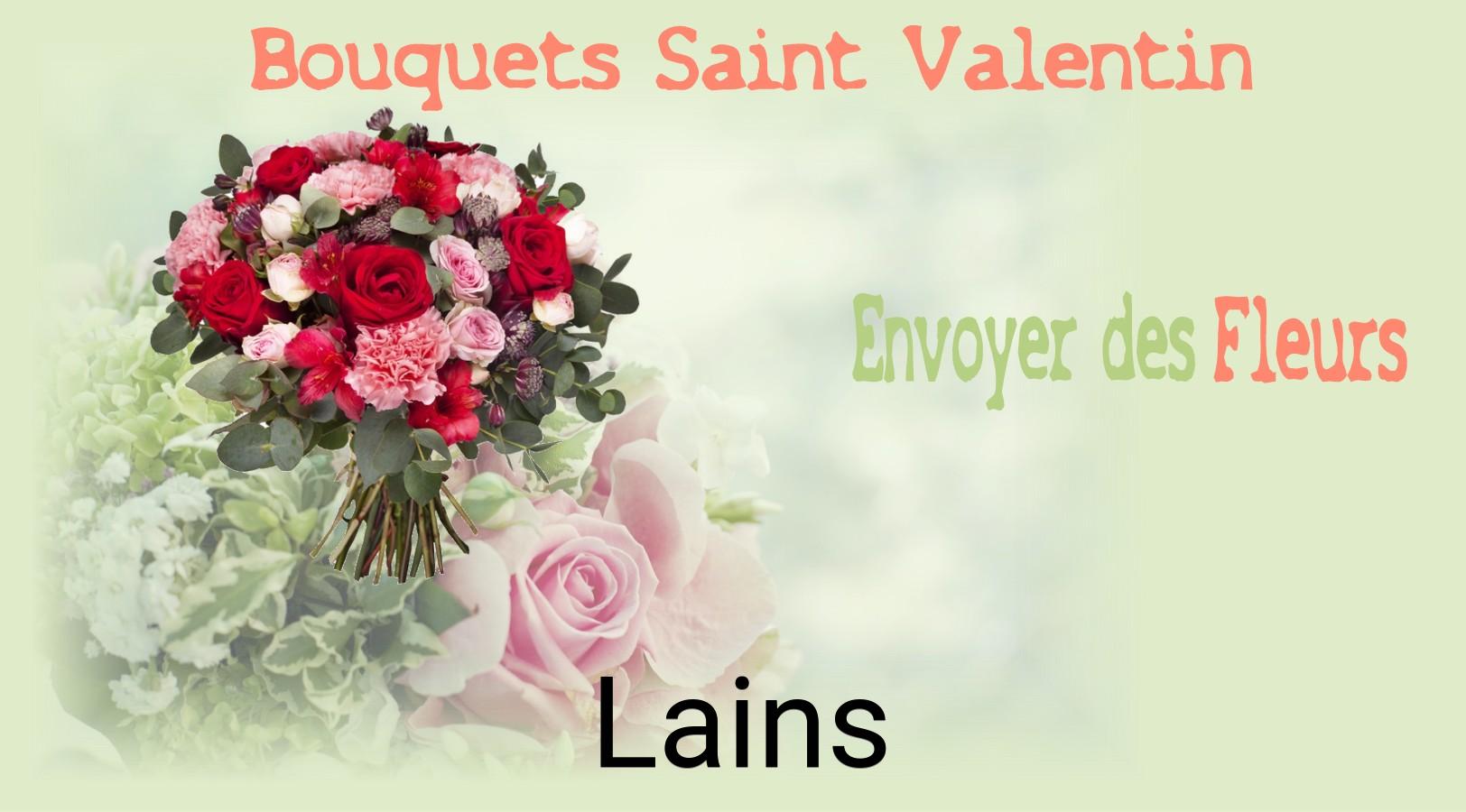 Roses de Saint-Valentin livrées à Lains